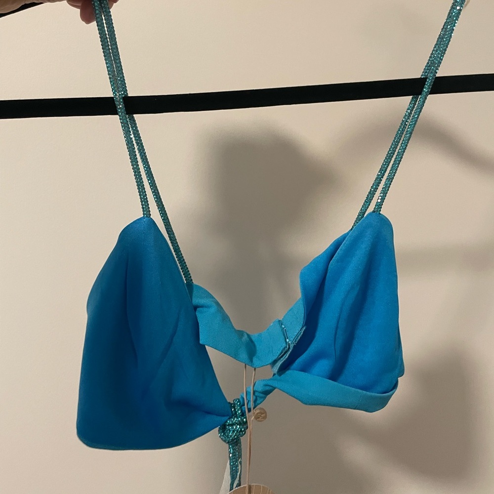 Meshki blue sexy top